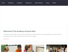 Tablet Screenshot of oracademy.org